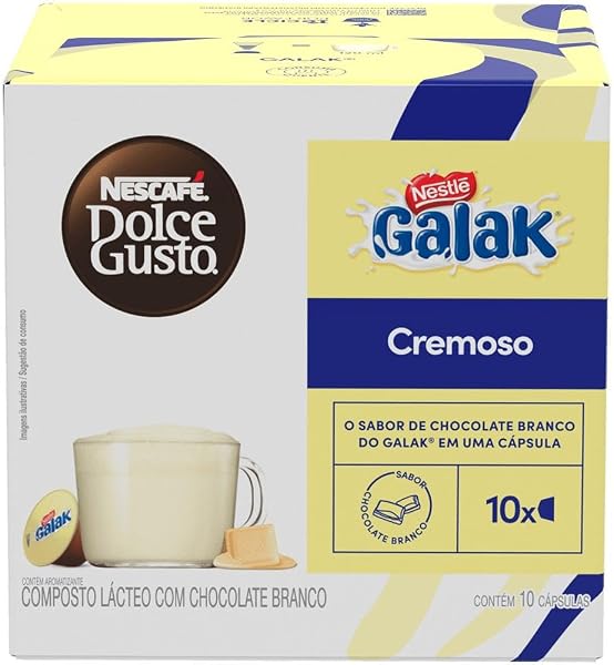 Achocolatado Galak em Cápsula Dolce Gusto