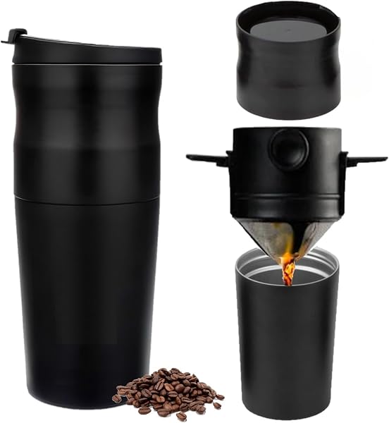 Cafeteira Portátil UnyHome com Moedor Integrado