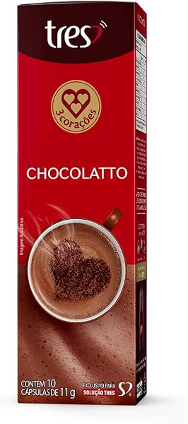 Cápsula Chocolatto TRES 3 Corações