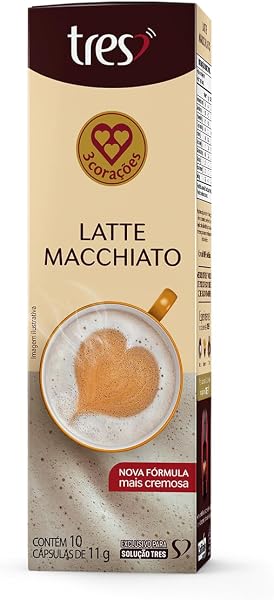 Cápsula Latte Macchiato TRES 3 Corações