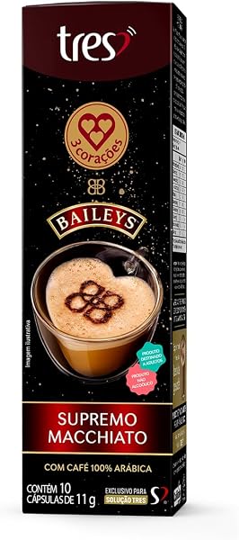 Cápsula Supremo Macchiato TRES 3 Corações
