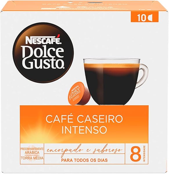 Cápsulas Nescafé Dolce Gusto Café Caseiro Intenso