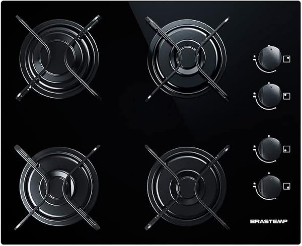 Cooktop 4 Bocas a Gás Brastemp BDD61AE