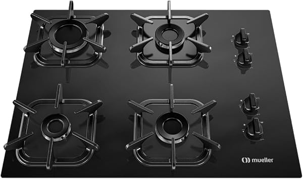 Cooktop 4 Bocas a Gás Mueller Ultra Chama