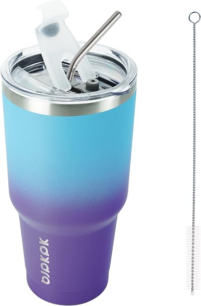 Copo Térmico BJPKPK 887 ml com Duas Tampas
