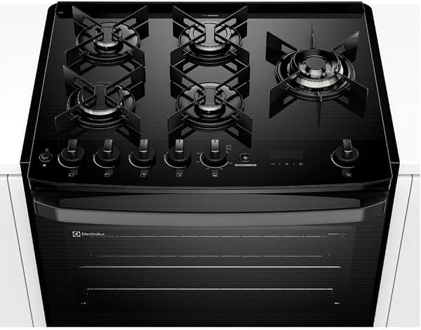 Fogão Electrolux 5 Bocas Experience (Mesa de Vidro)