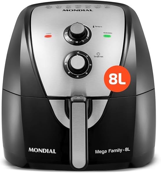 Fritadeira Air Fryer Mondial 8 L