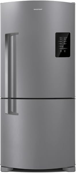 Geladeira Brastemp Inverse BRE85AK 588L Frost Free Inverter Inox com Smart Bar