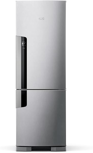 Geladeira Consul CRE44BK Frost Free Inverse 397 Litros Inox EVOX