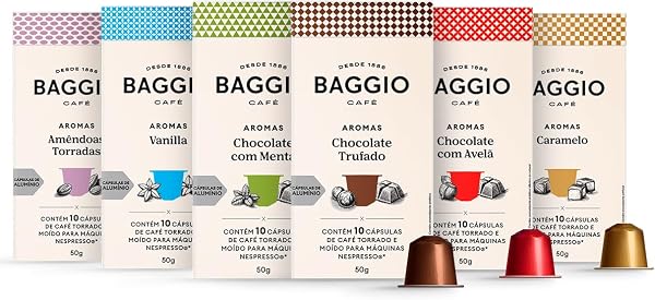Kit de Cápsulas Experience Baggio Compatíveis com Nespresso