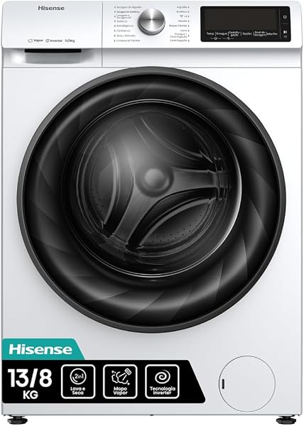 Lava e Seca Hisense 13 kg / 8 kg Steam Inverter WD13X